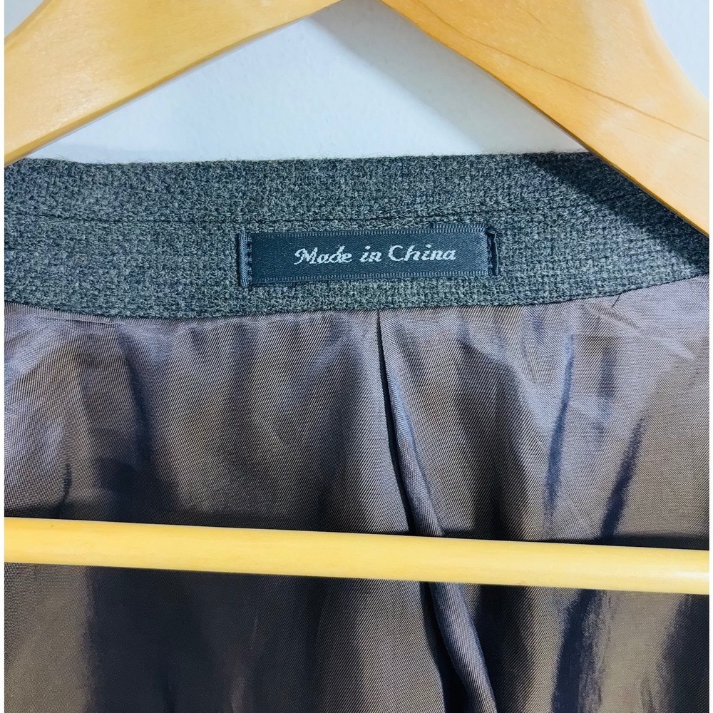 Ralph Lauren Lord & Taylor Green Olive Black Wool Men's Blazer Sports Jacket 44L - Picture 4 of 10